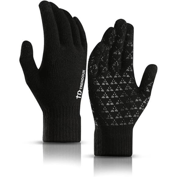 TRENDOUX Winter Gloves for Men Women-Upgraded Touch Screen Cold Weather Thermal - Picture 1 of 6
